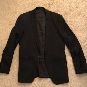 Zara men’s suit jacket black
